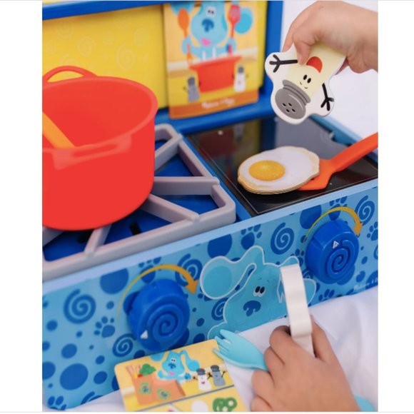 Blues Clues and You 42 Piece Cooking Play Set Melissa & Doug Pretend Play NEW - Picture 3 of 8